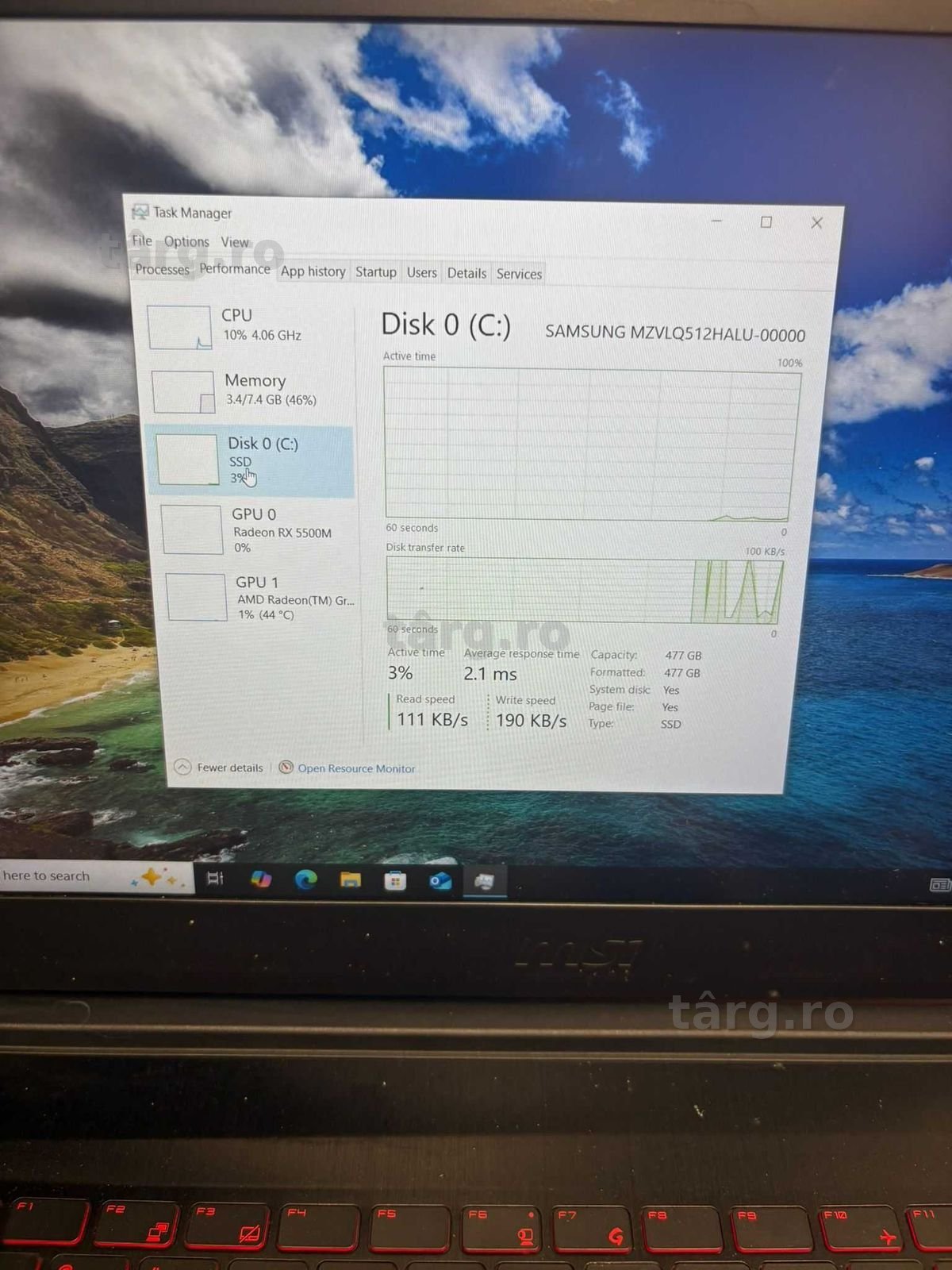 HOPE AMANET P2-Msi bravo 15 7