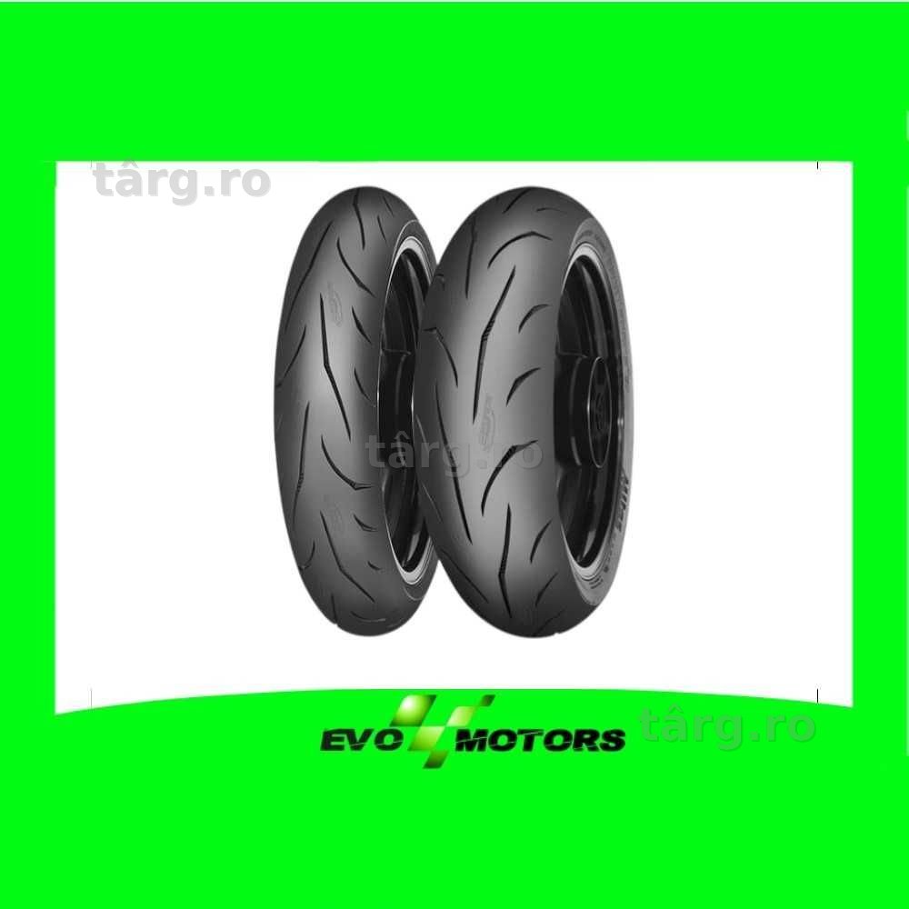 Set Anvelope MITAS Sport Force+ 120/70-17 si 180/55-17 Dot 2026