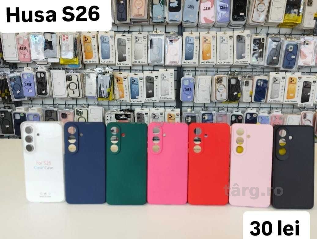 Husă silicon, folie, cablu, încărcător Samsung S 26