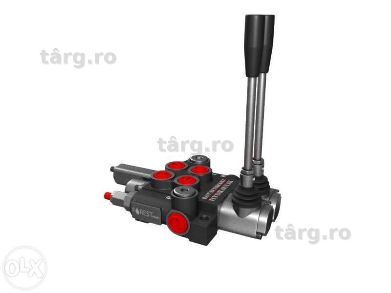 Distribuitor hidraulic 80 l/min 2 sectiuni cu flotant