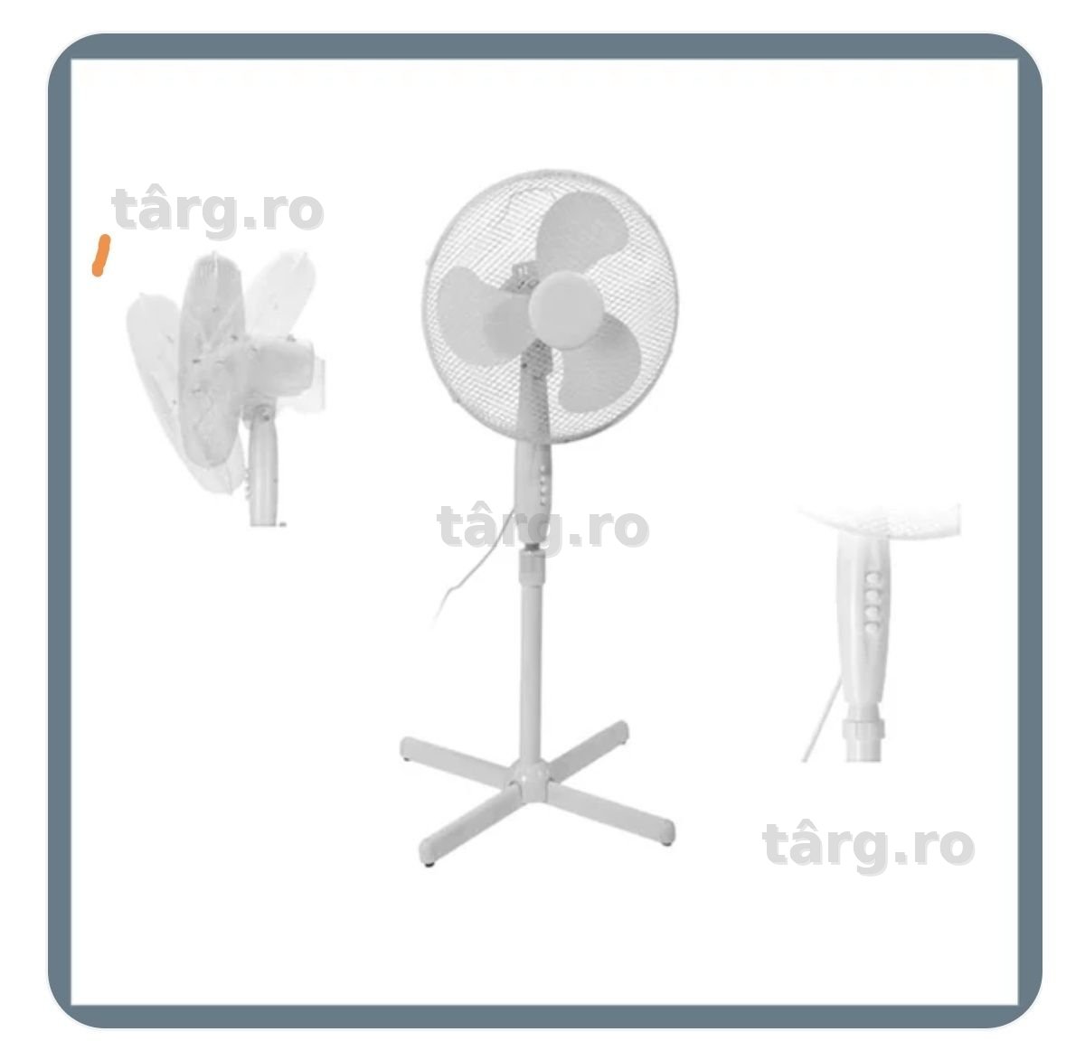 Ventilator cu piedestal Excellent Electrics 125 x 40 x 60 cm Alb 45 W