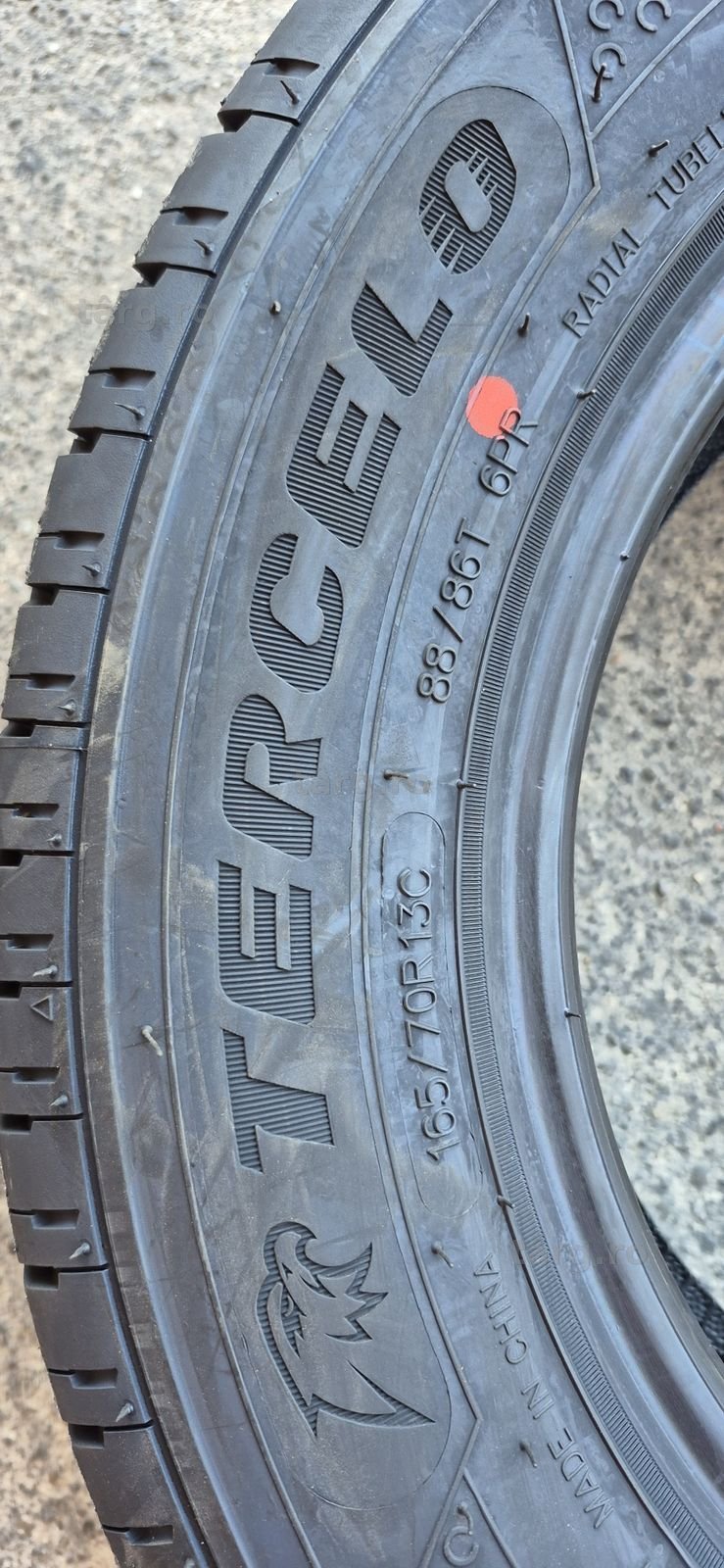 4 anvelope vara noi Tercelo 165/70/13C,dot 2025.Pretul este pe bucata. 4