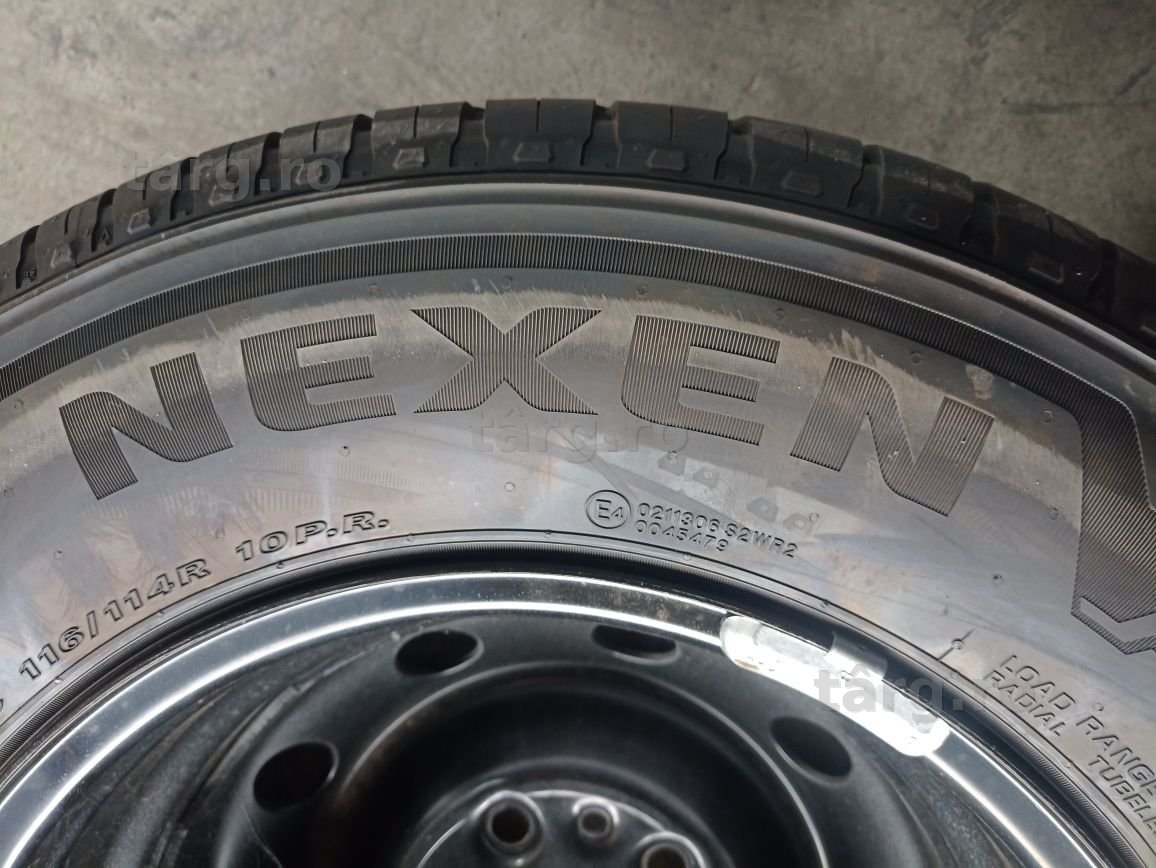 4 jante R16 compatibile Fiat Ducato echipate Nexen 215/75 R16C dot5023 6