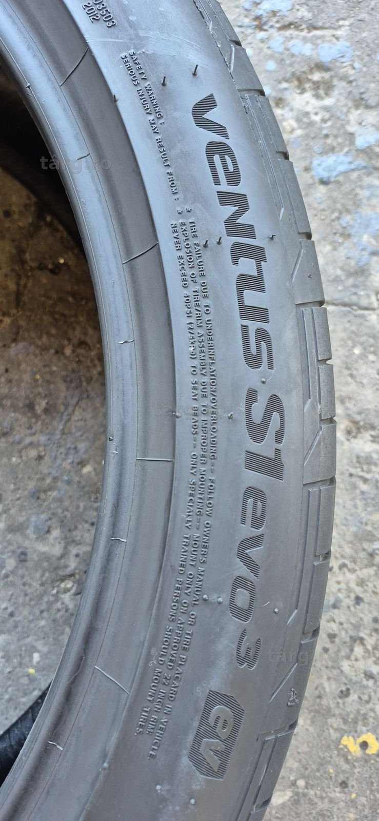 4 anvelope vara Hankook 265/40/22,dot 2021-2022.Pretul este pe bucata. 5