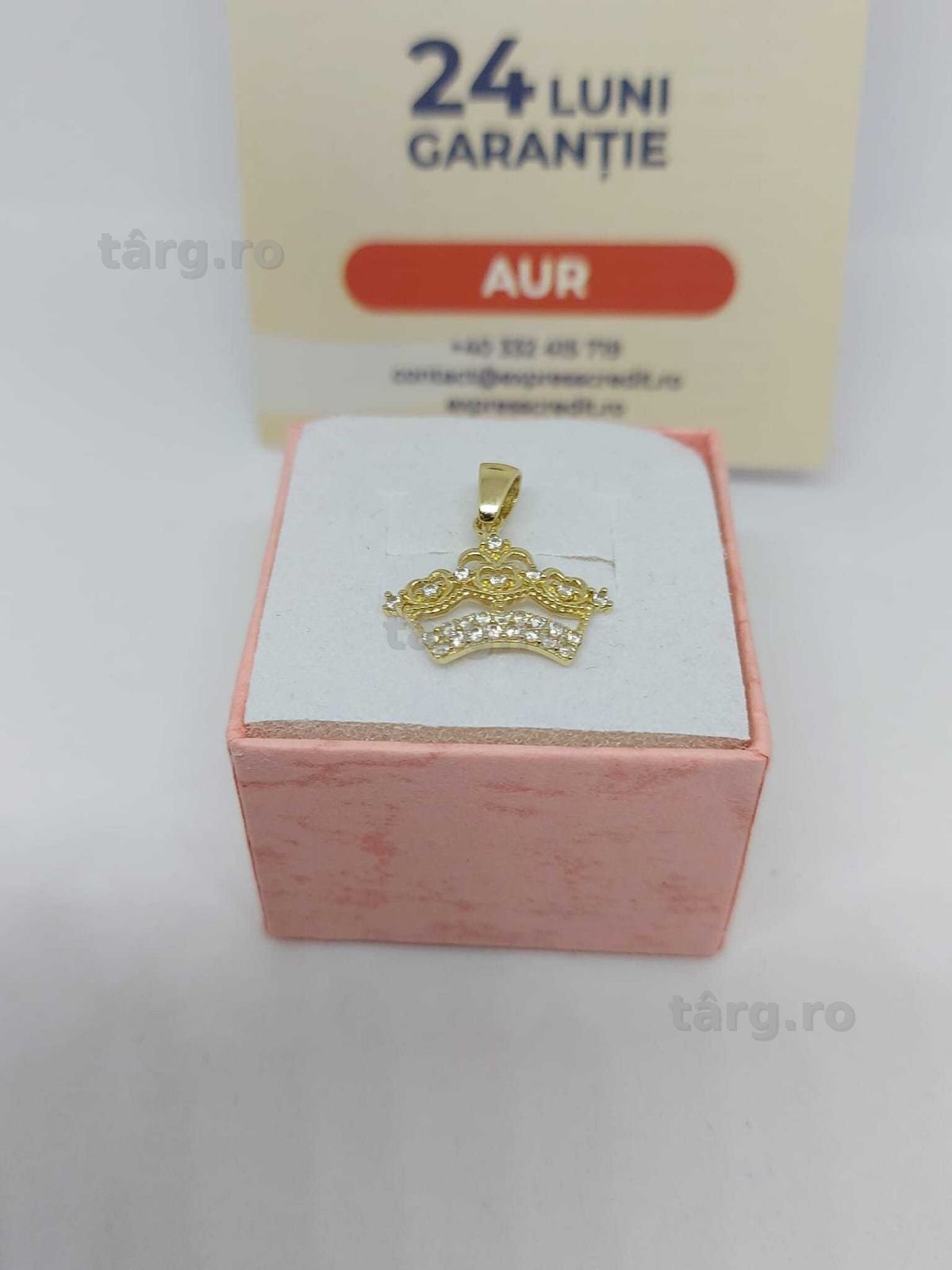 Pandantiv aur 14k 1.36gr [35190.1/30 Pacurari 2] Garantie 2 ani! 2