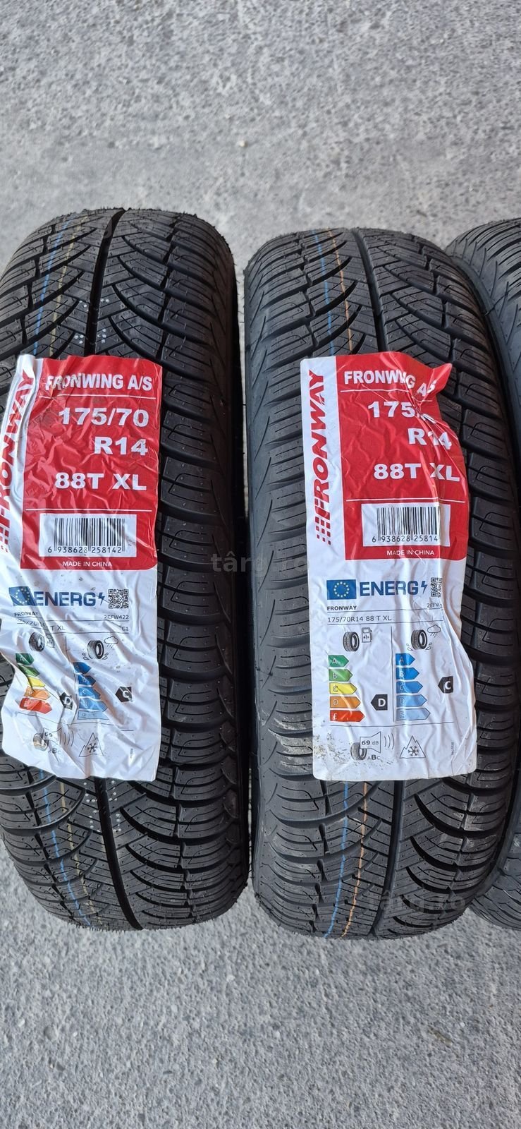 4 anvelope M+S noi Fronway 175/70/14,dot 2024.Pretul este pe bucata 2