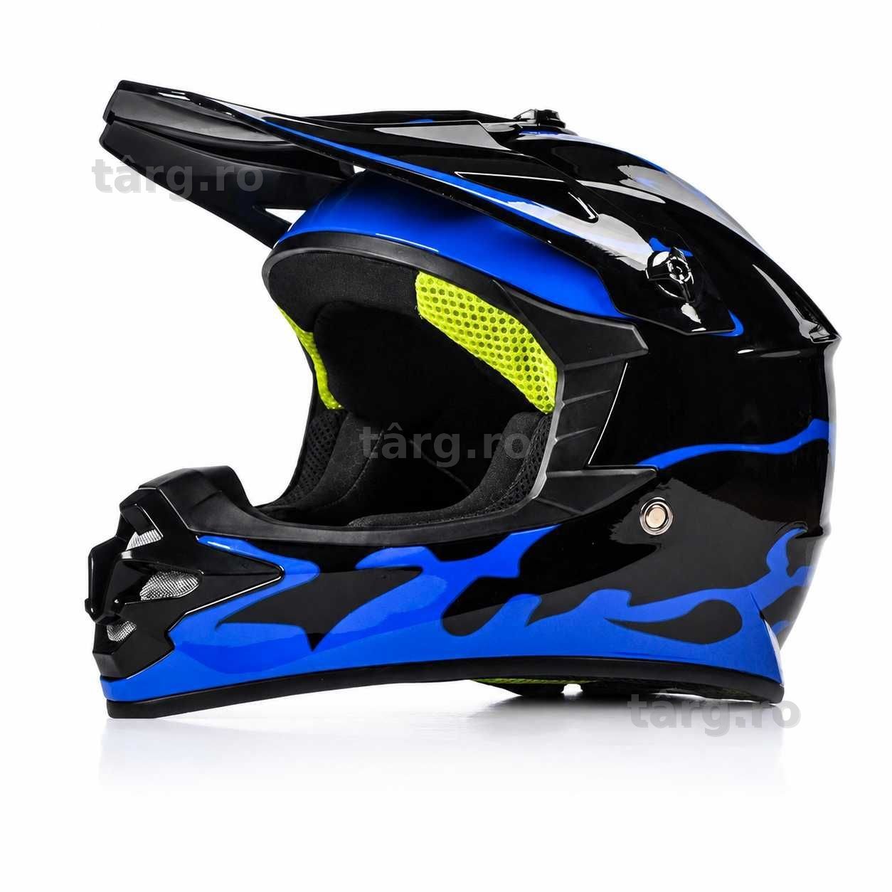 Casca Moto Enduro Cross ATV - S / M / L / XL - Albastru