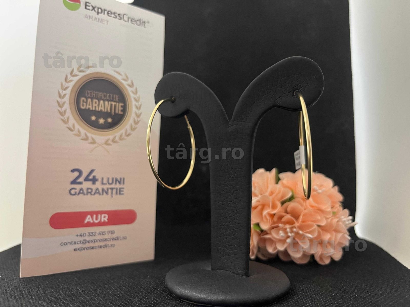 Cercei Aur 14k 2.82g (AG16 Moldova b33132)-Garantie 2 ani!