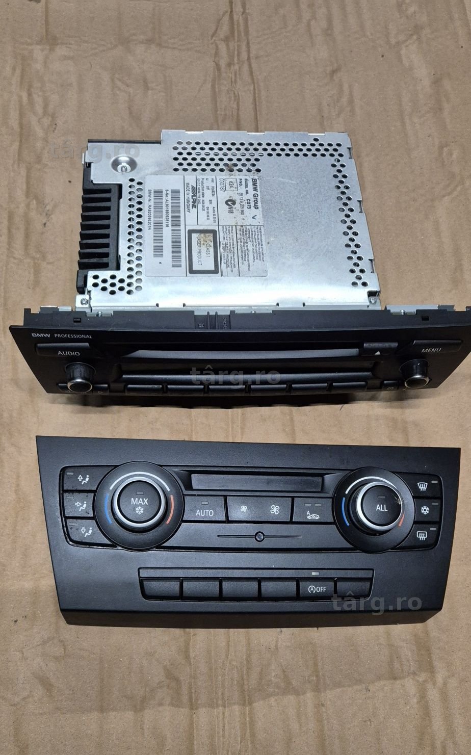 Cd player panou clima bmw seria 3 e90 e91 facelift 2010