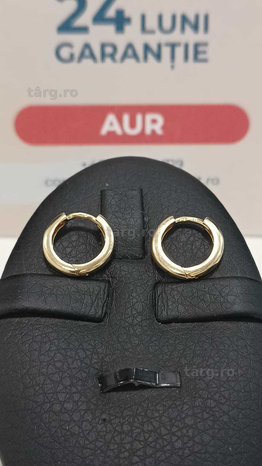 Cercei aur 14K 2.67gr [AG24 Harlau B.46033.1] - Garantie 2 ani!