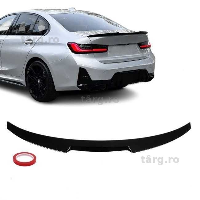 Eleron Lip Codita Portbagaj BMW Seria 3 G20 M4 style, Negru Lucios NOU