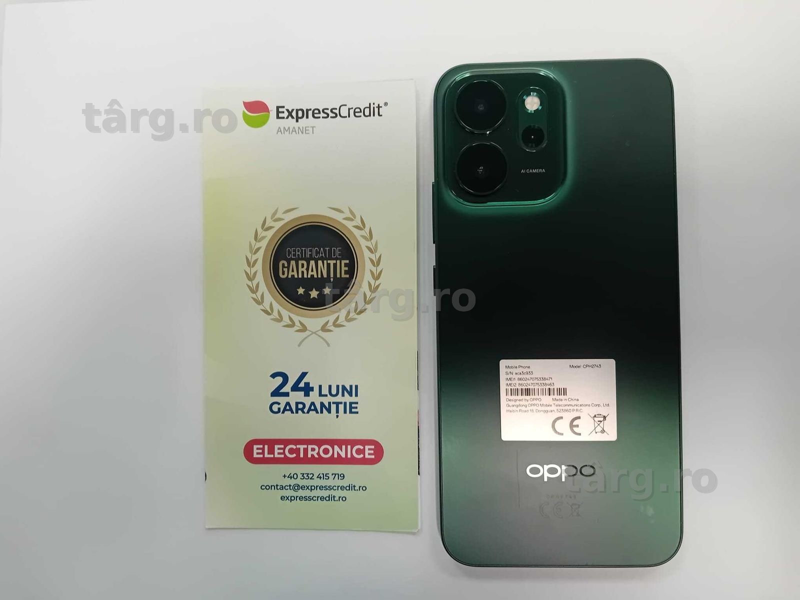 (AG33) Telefon Oppo Reno 14F 5G 8/256 Gb Garantie 2 Ani 2