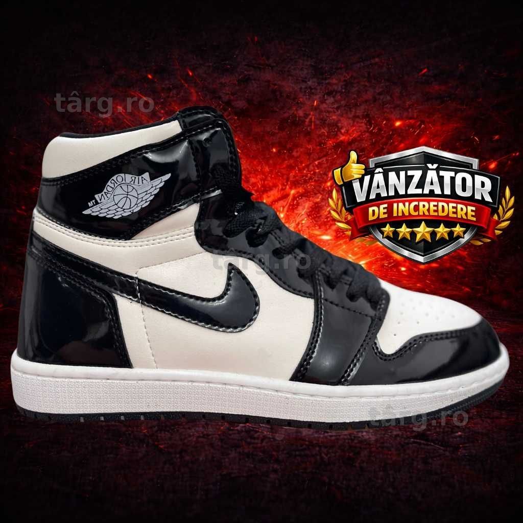 Adidasi Nike Air Jordan 1 Black/White-All Star Weeken