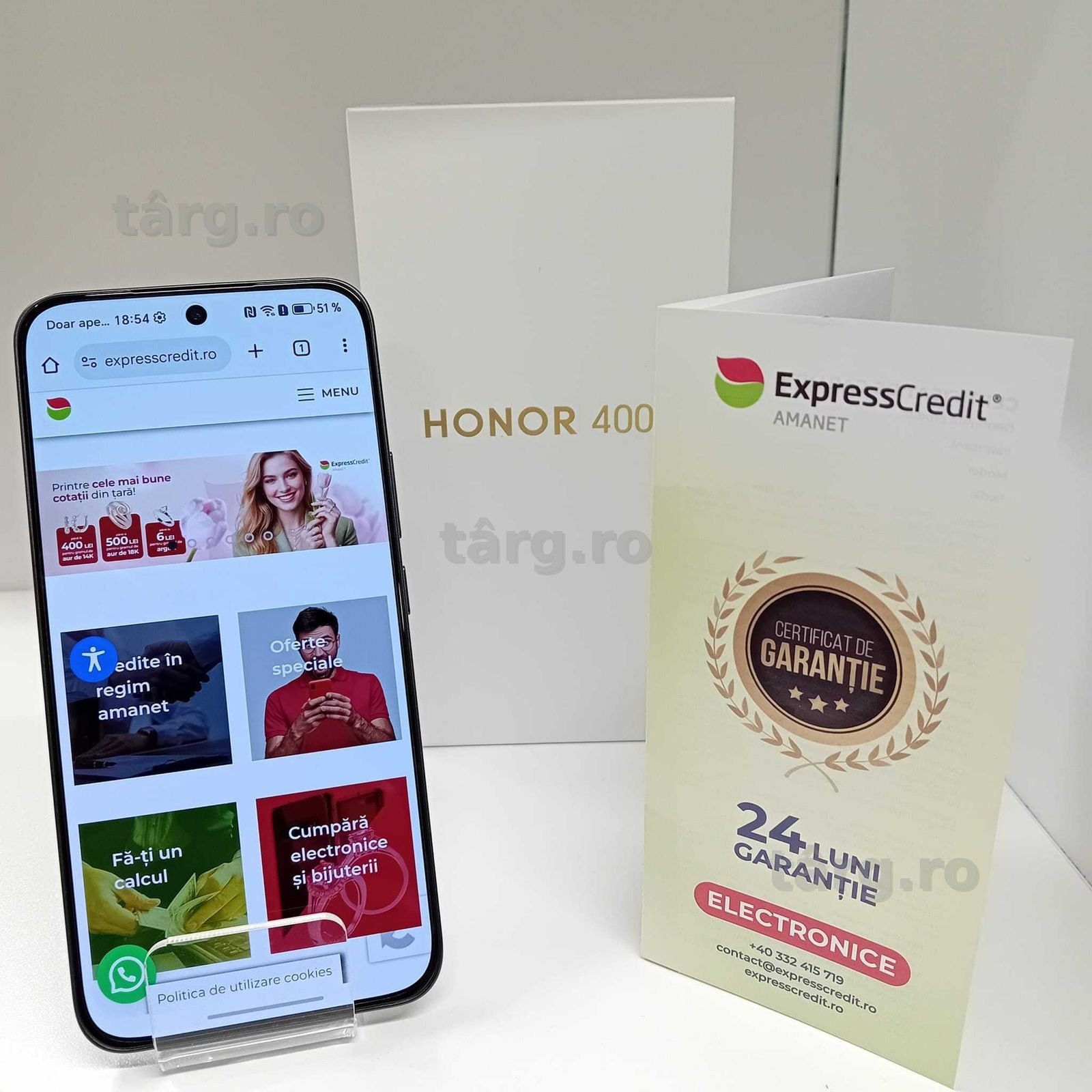 Honor 400 5G (ag49 Esplanada b.8429) Garantie 2 Ani