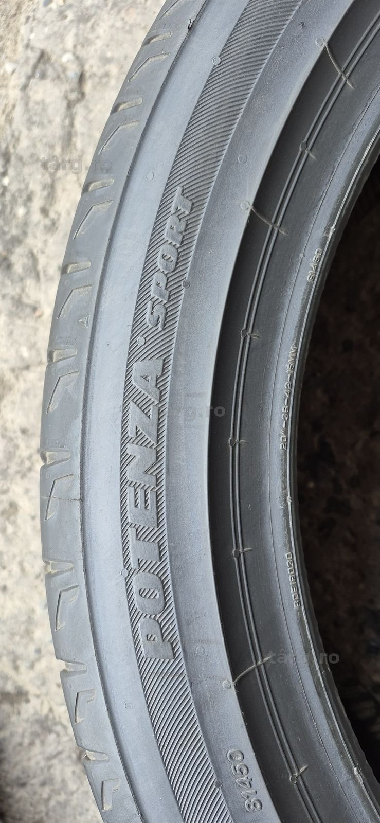 4 anvelope vara Bridgestone,fata 245/45/20,spate 275/40/20,dot 2023.Pret/bucata. 6
