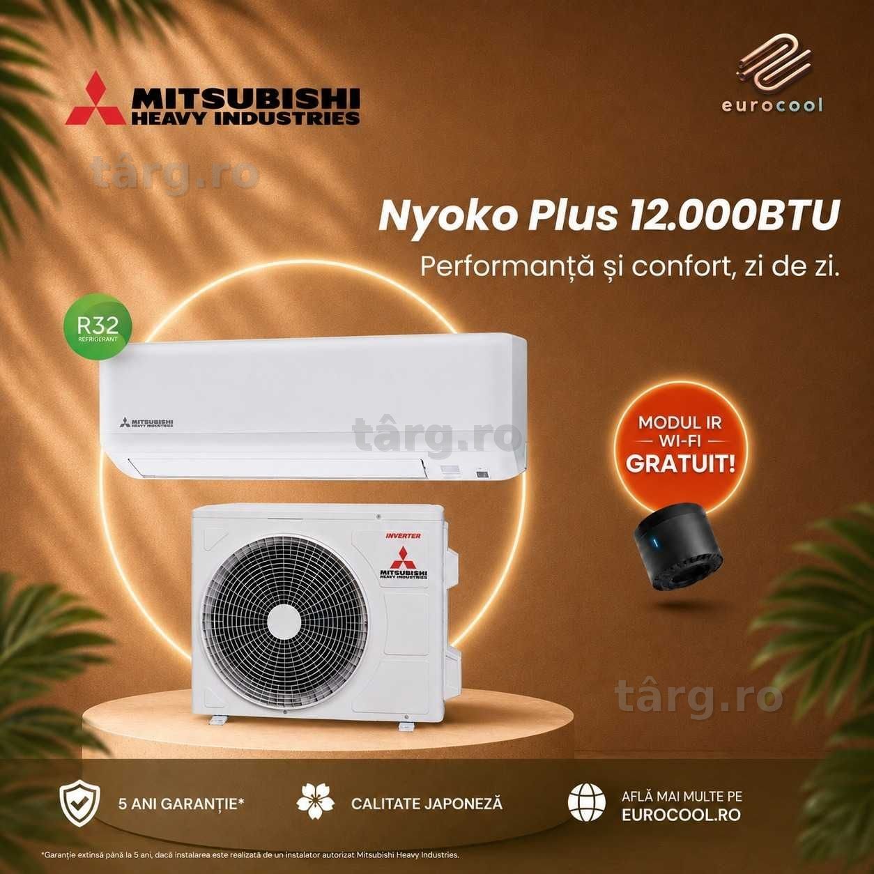 Aer conditionat Mitsubishi Heavy Nyoko Plus 12000 Btu