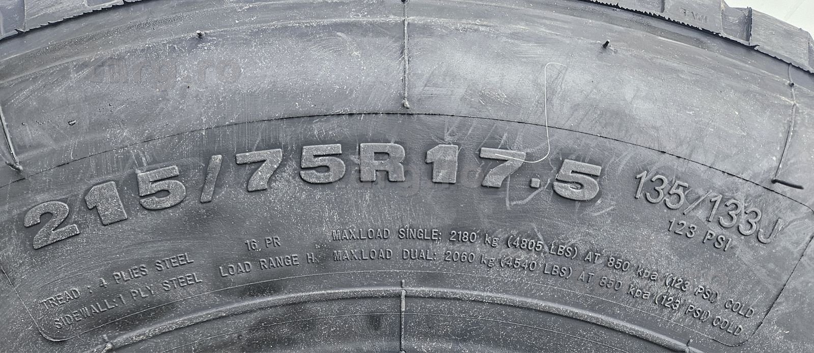 215/75 R17.5, 135J, SUNFULL HF660 16PR, Anvelope directie/remorca  M+S 7