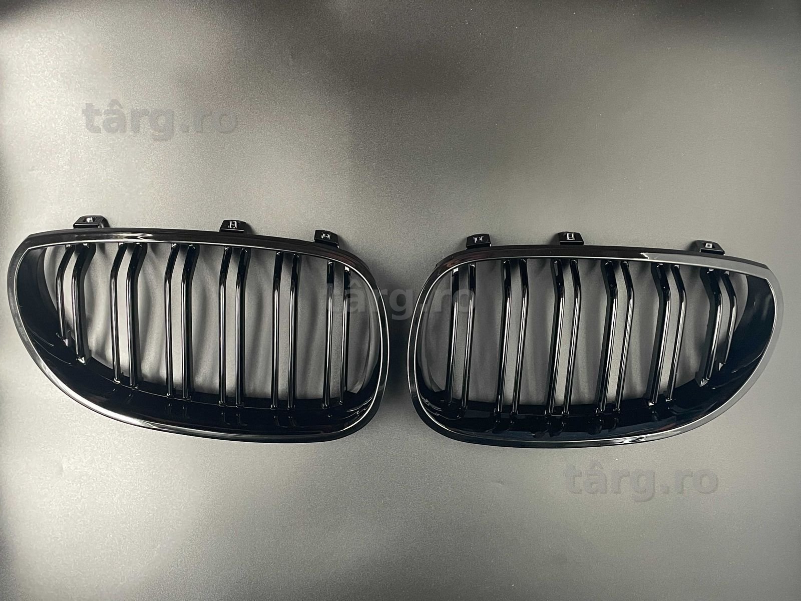 Grile duble negre compatibile BMW E60 Seria 5