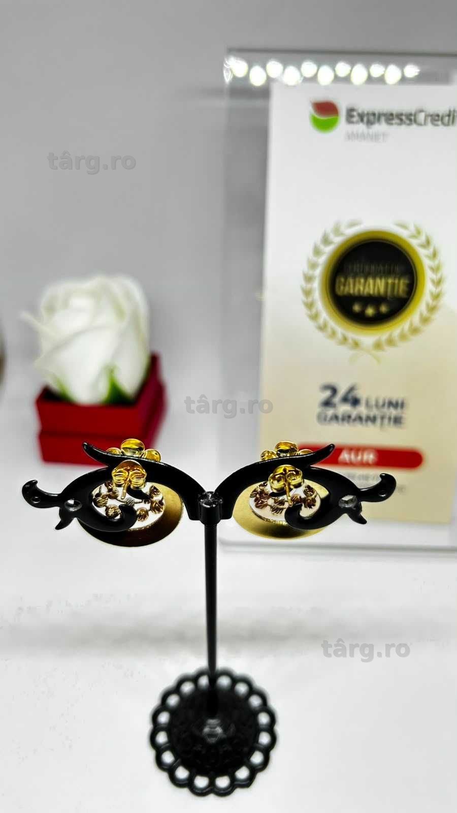 Cercei Aur 14K 5.40g (AG1 Alexandru B54034) - Garantie 2 ani!