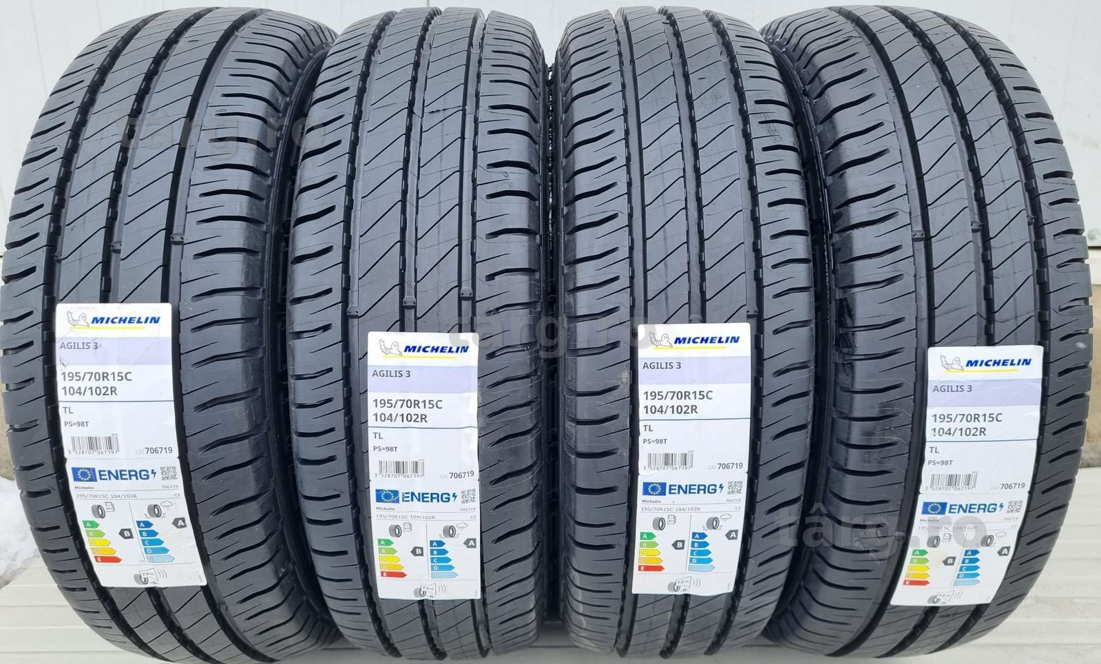 195/70 R15C, 104R, MICHELIN, Agilis 3, Anvelope vara