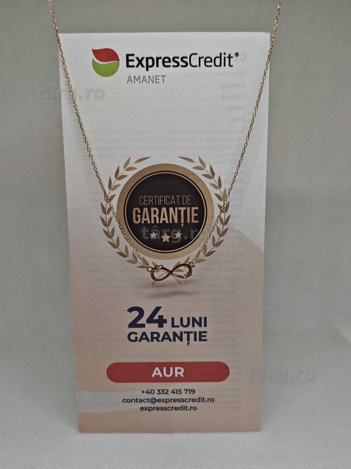 Colier din aur de 14K (Ag43 Falticeni B4064) - Garantie/Factura! 2
