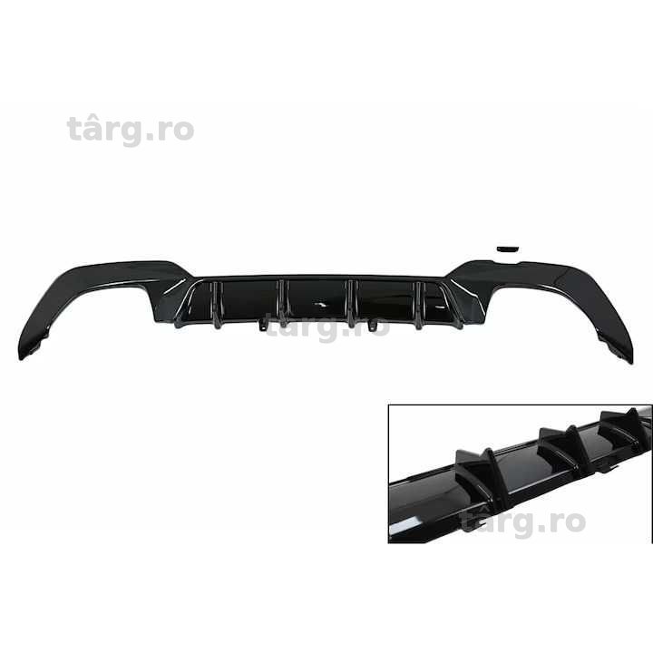 Difuzor Bara Spate M BMW G20 G21 model 340, 340i M look, Negru Lucios
