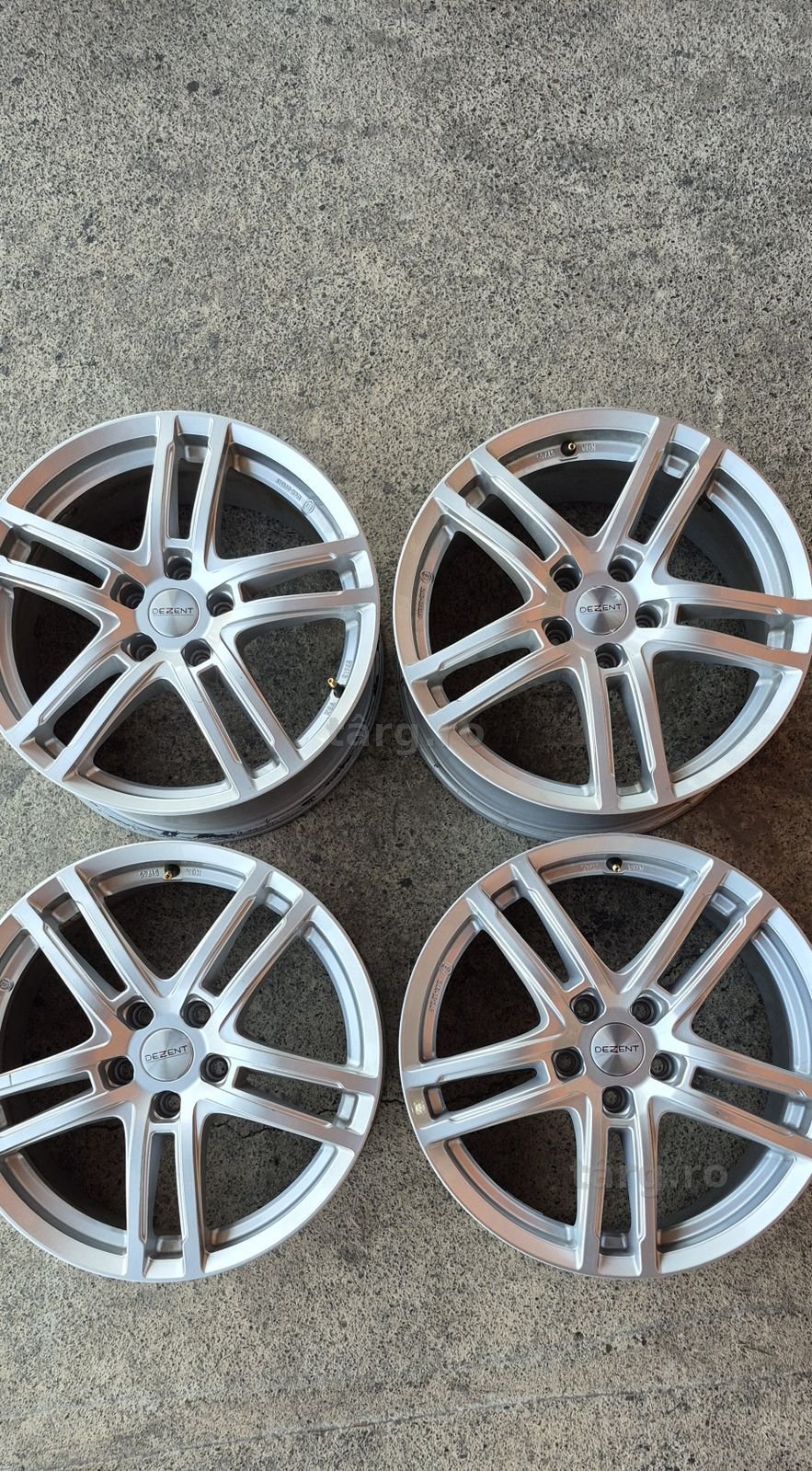 Set jante aliaj R18; 7 1/2 J×18H2,ET.50.