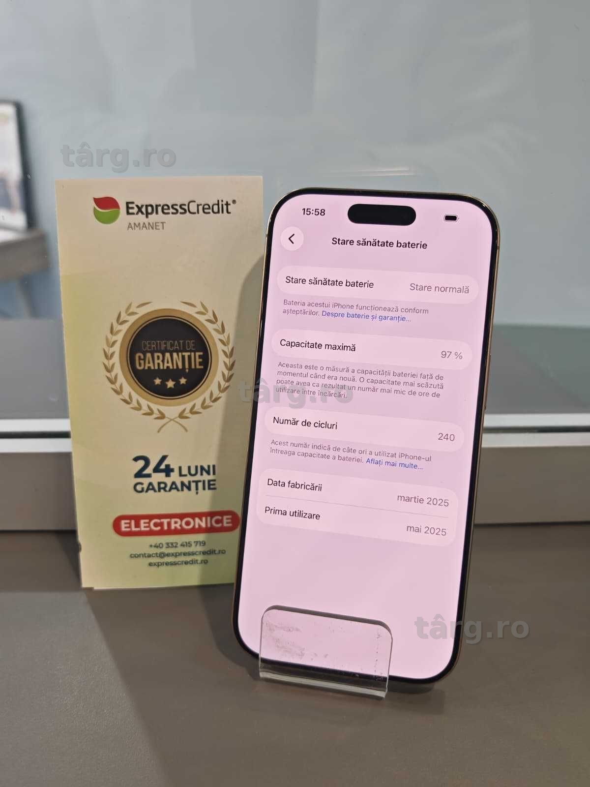(Ag44 B6698) Iphone 16 Pro 128GB - Garantie 2 ani! 3