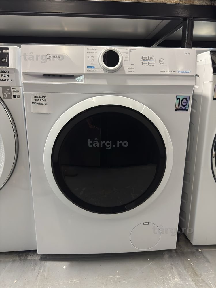 Mașină de spălat rufe 7kg Midea MF10EW70B, factura si garantie 12 luni