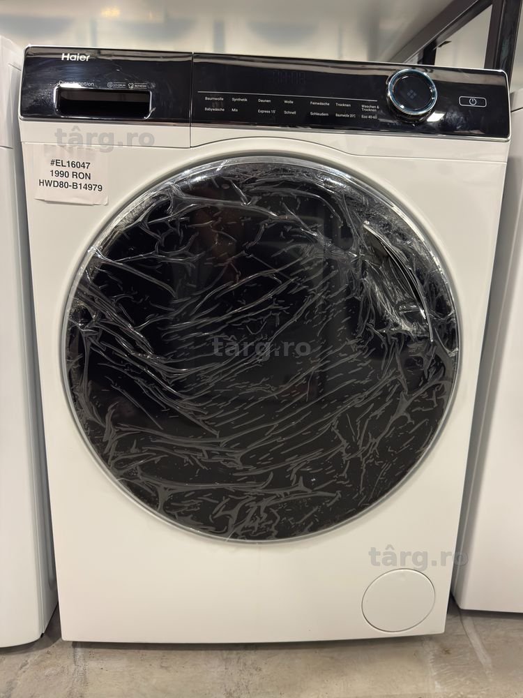 Mașină de spălat rufe cu uscător Haier HWD80-B14979 8/5kg, cu factura si garantie