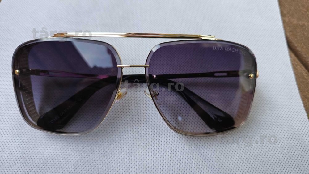 Ochelari de soare Dita Mach Six, lentila neagra.