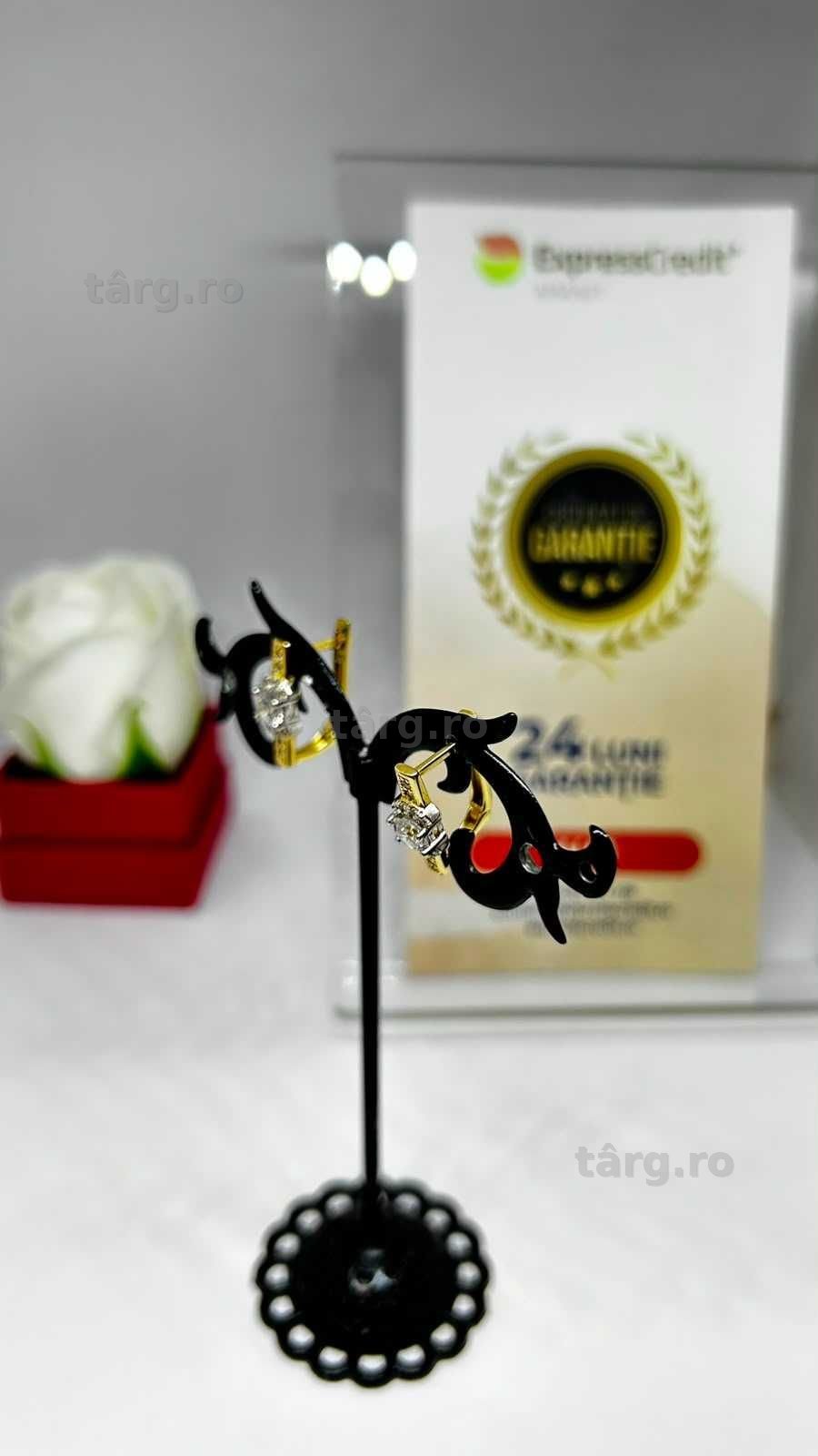Cercei Aur 14K 3.14g (AG1 Alexandru B54016) - Garantie 2 ani! 2