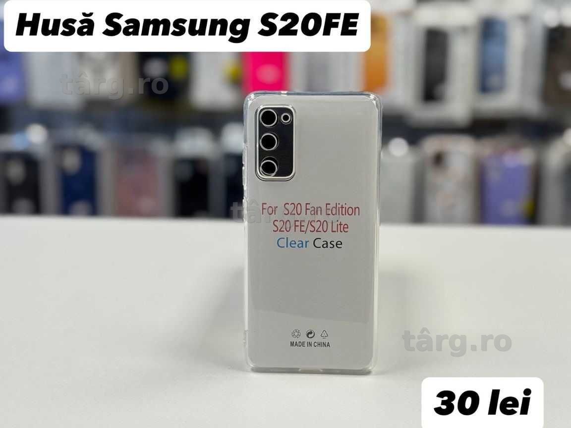 Husa silicon, folie, cablu, incarcator Samsung S20 FE