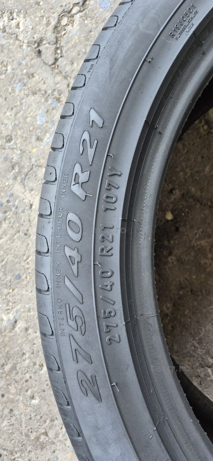 4 anvelope vara Pirelii 275/40/21.Pretul este pe bucata. 6
