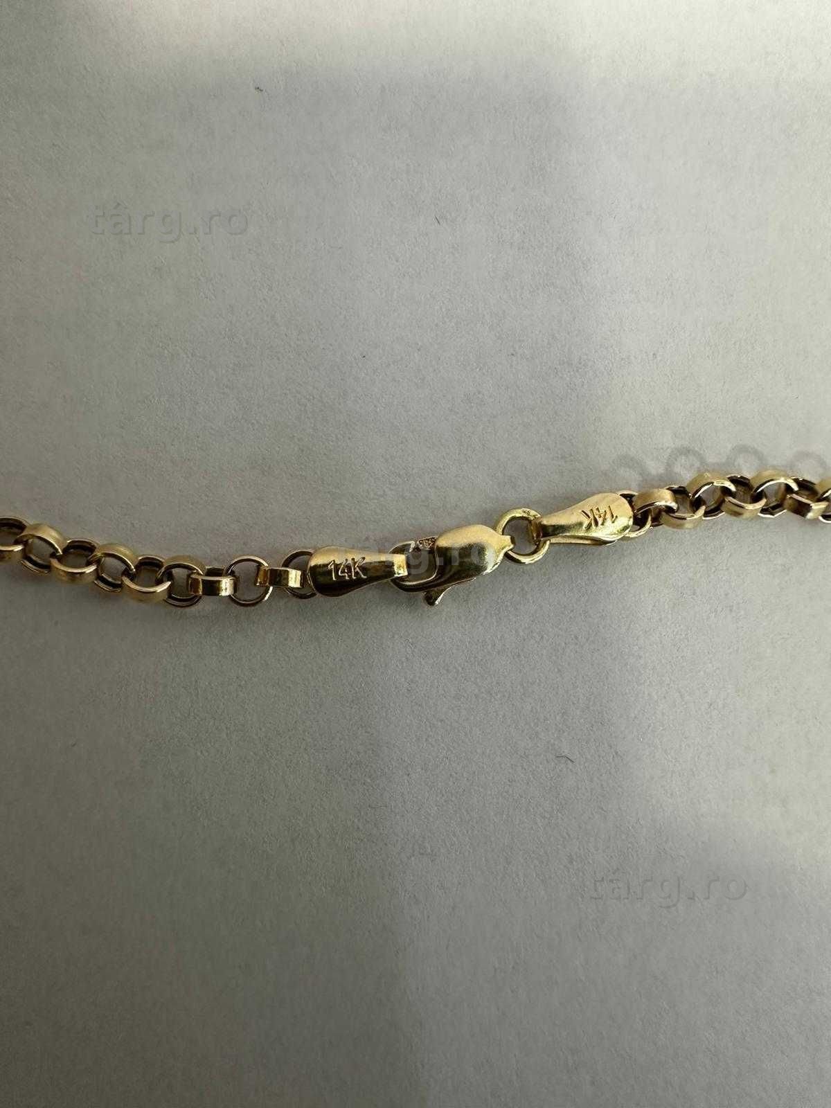 Lant Aur 14k 5.15g (ECA 39 / B.18438.1)-Garantie 2 ani! 3