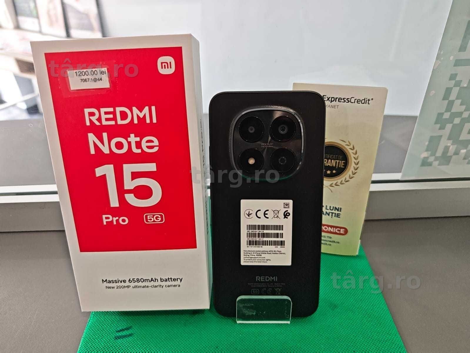 (Ag44 B7067) Xiaomi Redmi Note 15 Pro 5G 256/8GB - Garantie 2 ani! 3