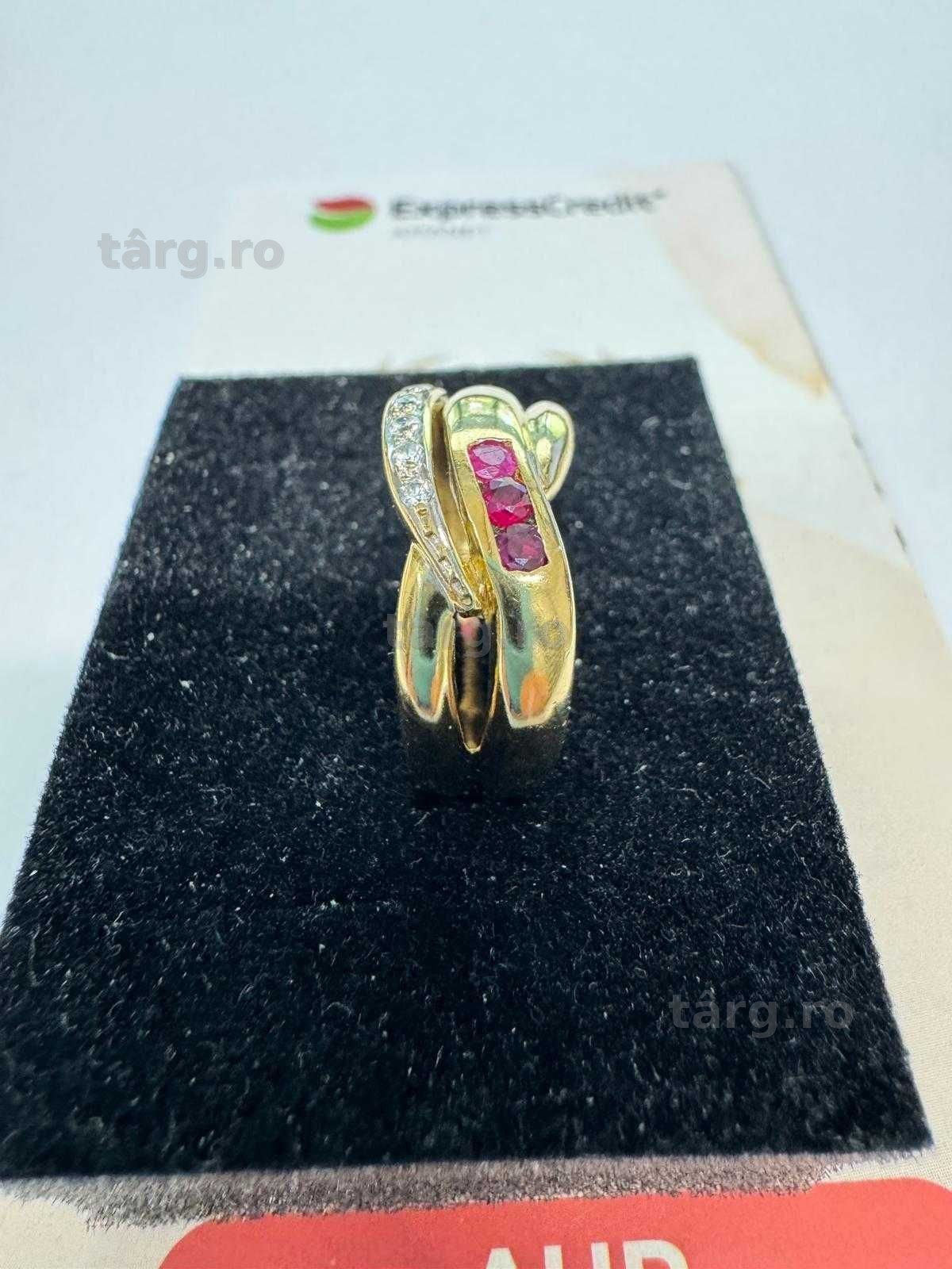 Inel din aur 18k (70068.1/ 10 Pacurari 1) garantie 2 ani! 4