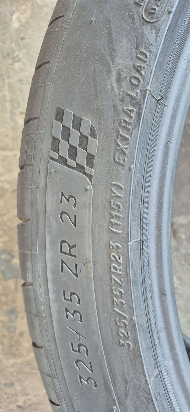 2 anvelope vara Michelin 325/35/23,dot 2022.Pretul este pe bucata. 5