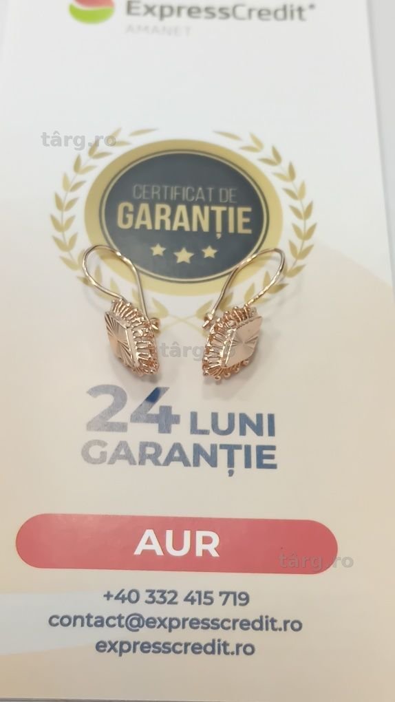 Cercei aur 14k Ag20 Dancu b30423