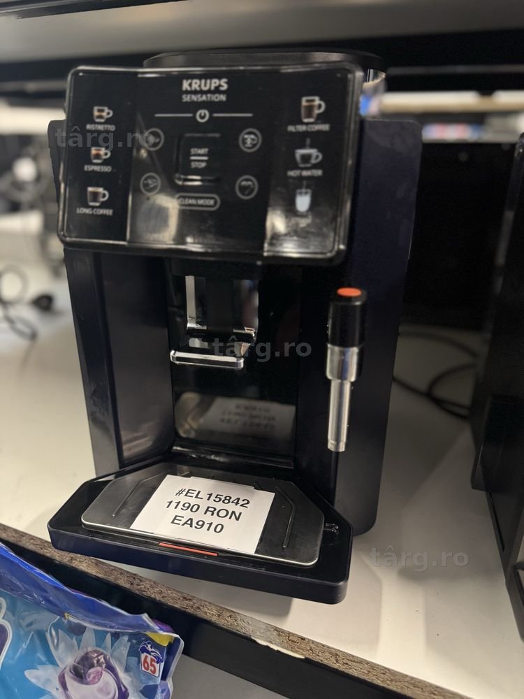 Espressor automat Krups Sensation EA910, factura si garantie 12 luni