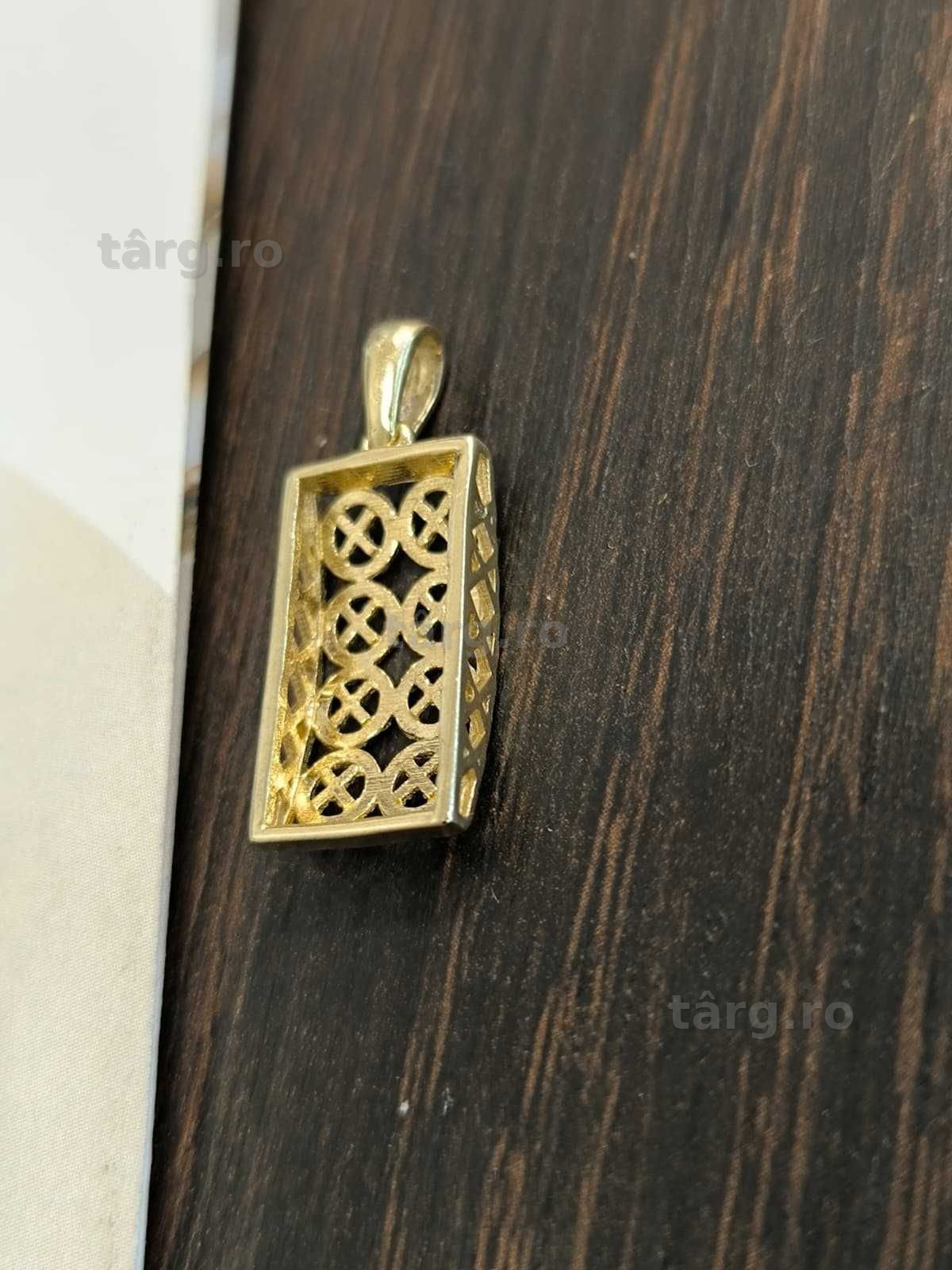 [AG24 Harlau B.44955.2] Pandantiv aur 14K 1.74gr - Garantie 2 ani! 3