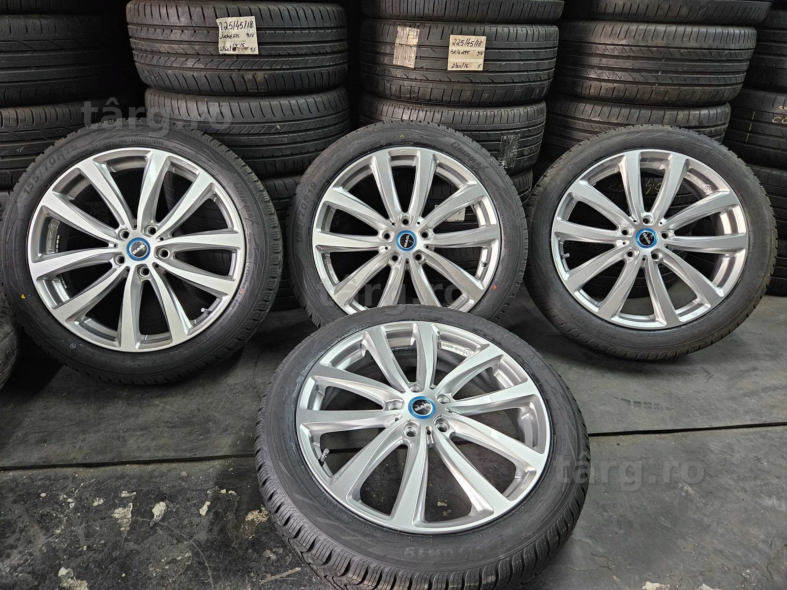 SET JANTE NOI echipate cu  ANVELOPE NOI 155/70R19 BMW I3