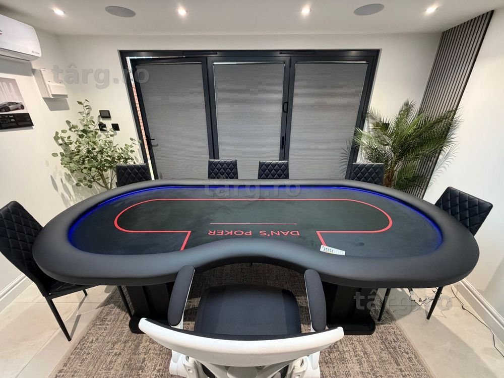 Masa poker la comanda CustomTables.eu modele stoc mese poker scaune