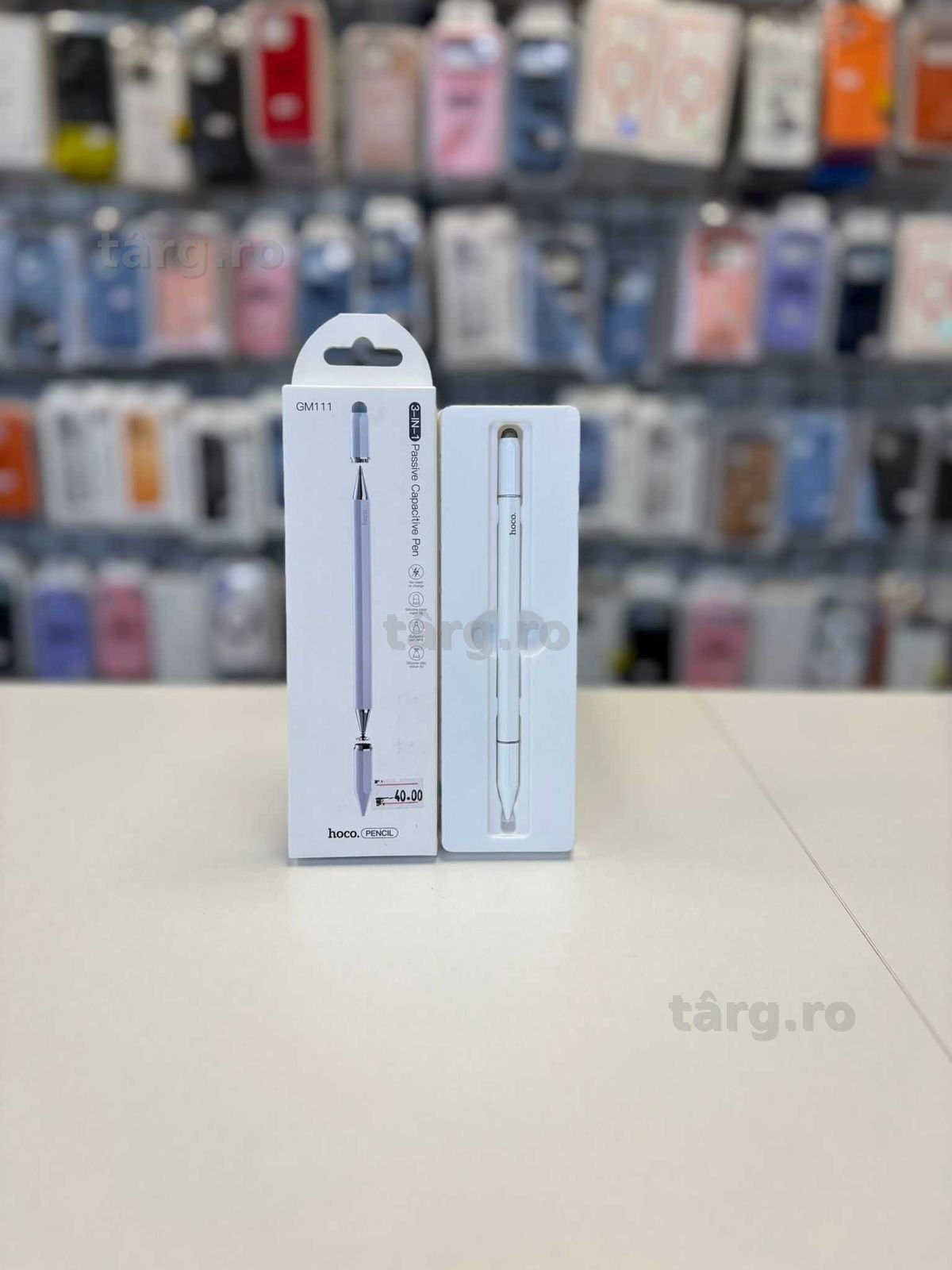 Creion pentru telefon/tableta 3 in 1, Varf nano mesh, 3