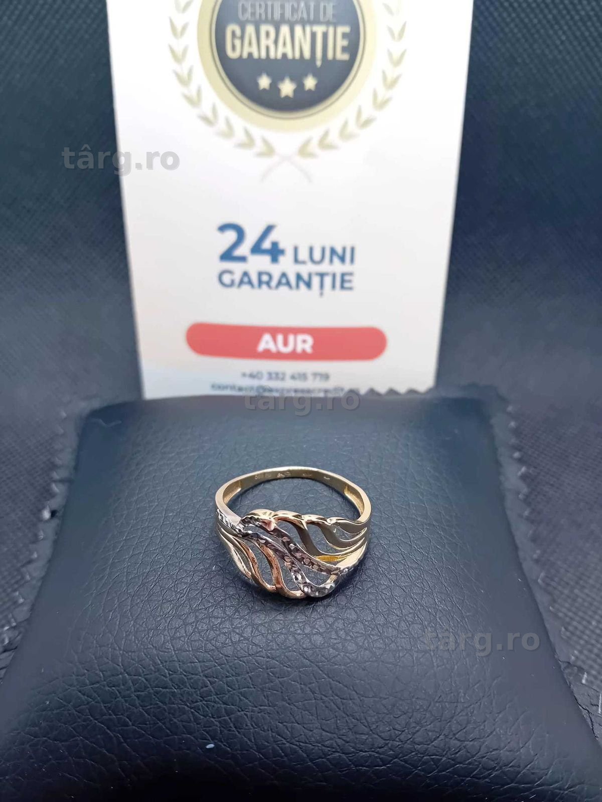 Inel aur 14k 1.89g (B25450 AG31 Barboi) Garantie 2 ani! 2