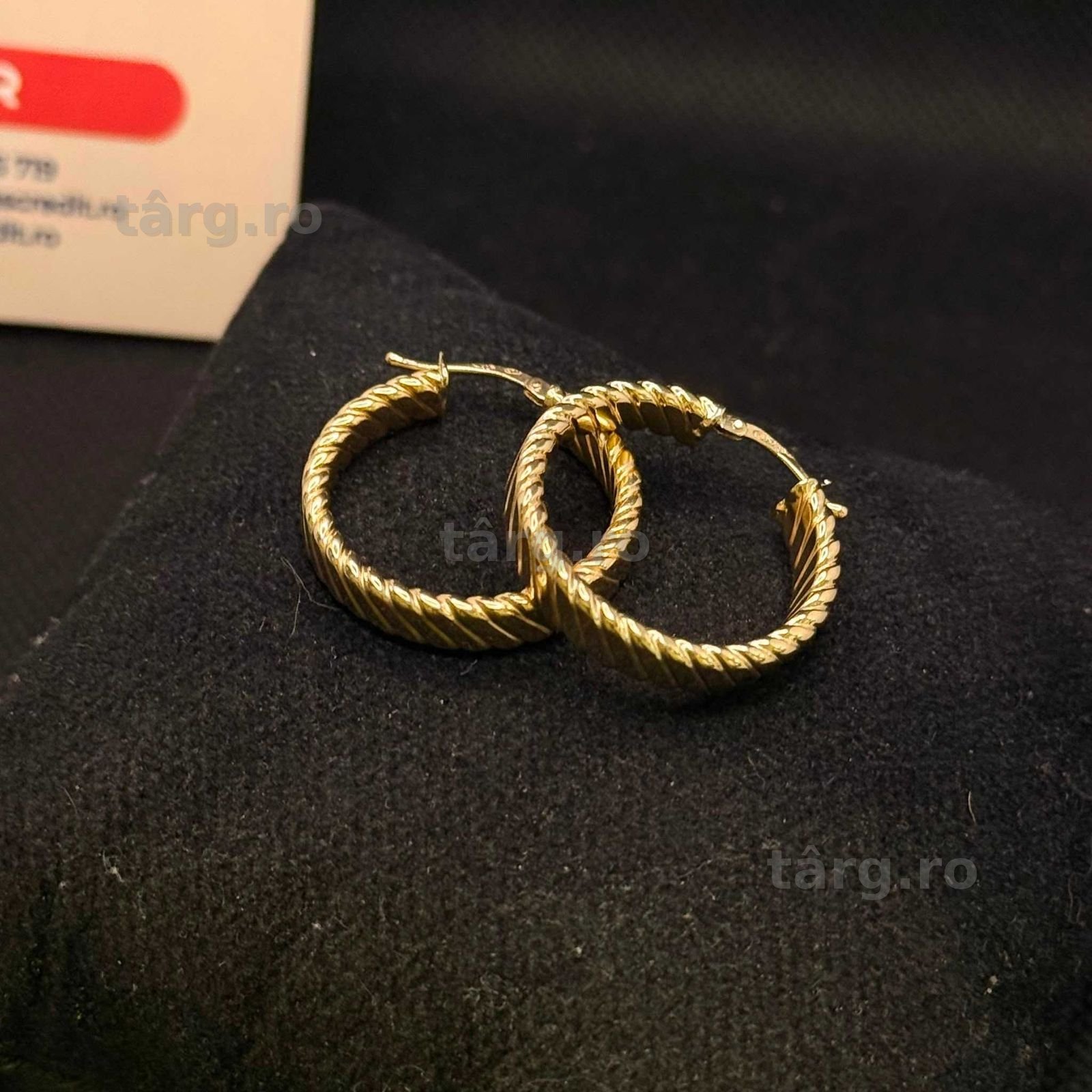 Cercei aur 14K 3.47g (AG15 Gara 1 B34056.1) Garantie 2 ani! 2