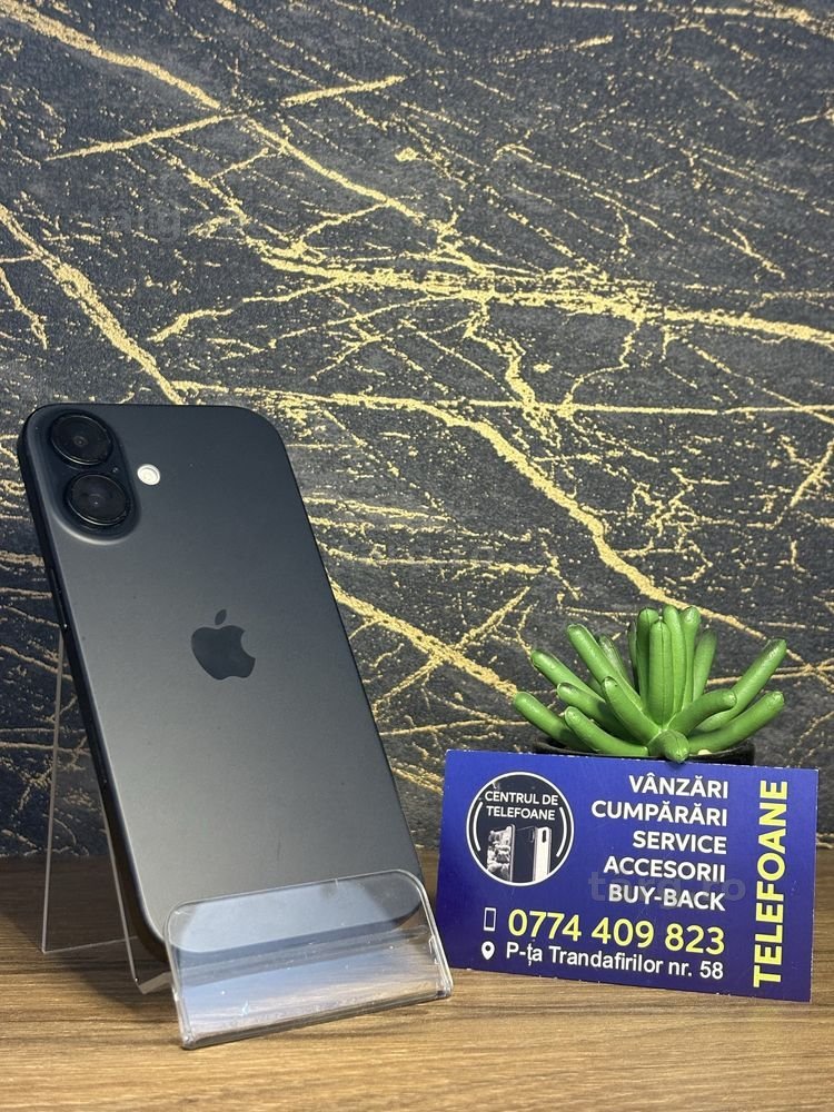 Iphone 16/128GB/2 ani Garantie Centrul de Telefoane/rate