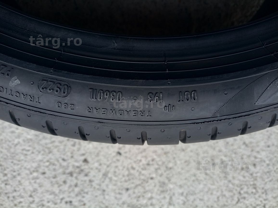 4 anvelope RunFlat Pirelli 255/35 R19 7