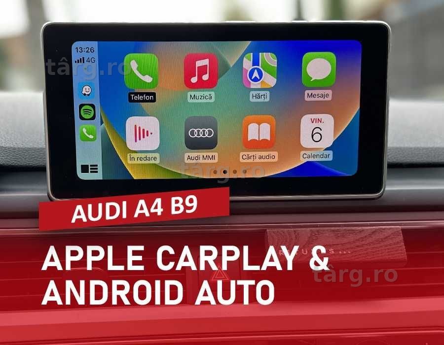 Apple CarPlay Wireless Android Auto Audi A4 S4 B9 (2016-2019)