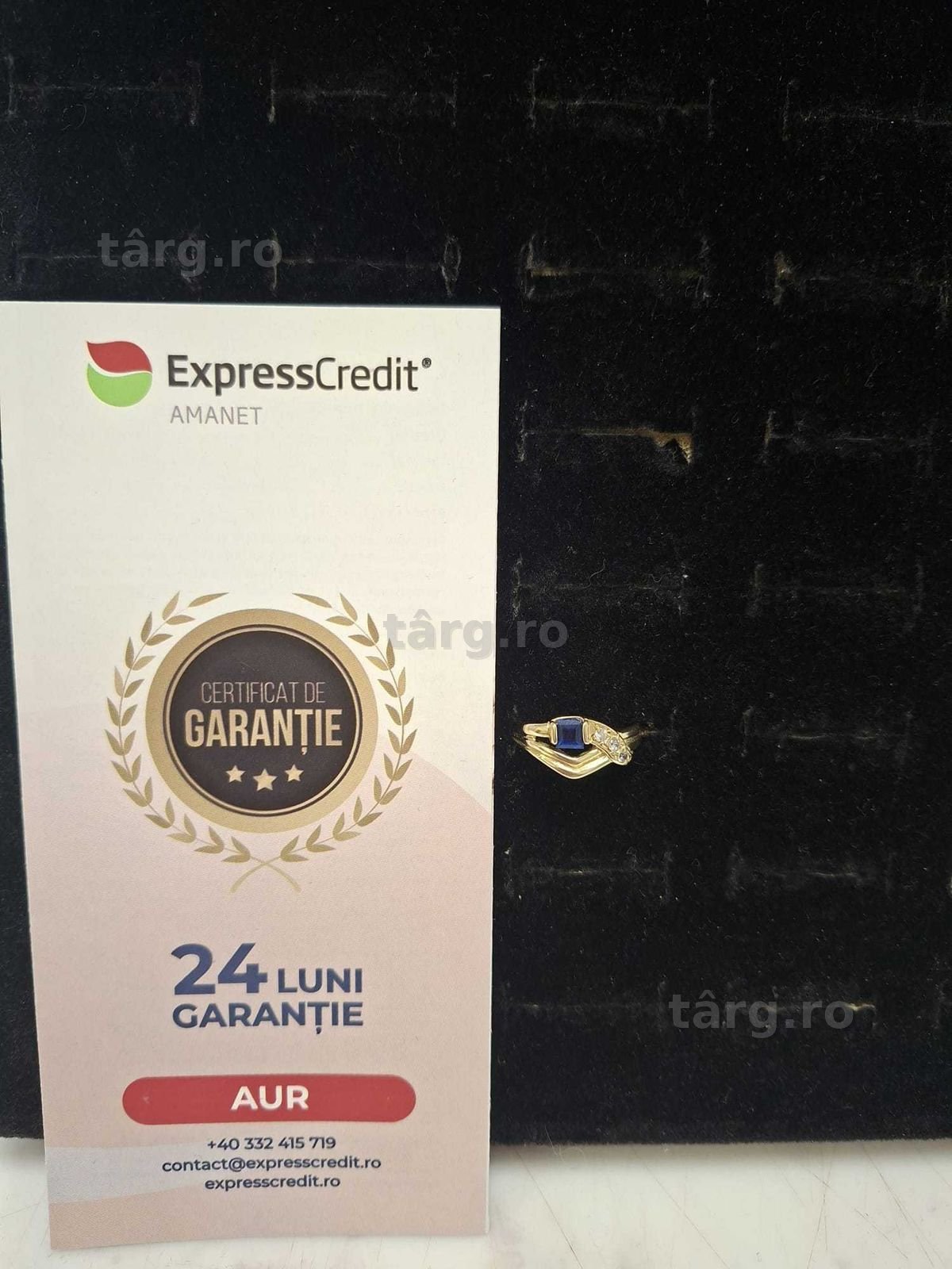 (Ag33)Inel Aur 14K/Garantie 2 ani